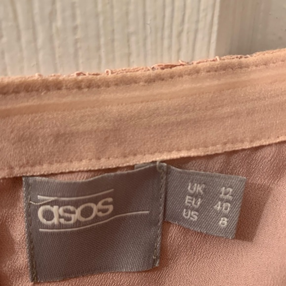 ASOS dress never used midi length in nude pink - Picture 8 of 9
